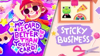 My Card Is Better Than Your Card! + Sticky Business