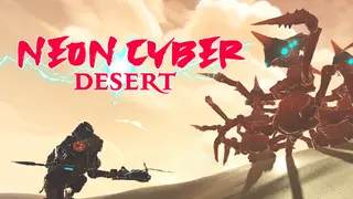 Neon Cyber Desert
