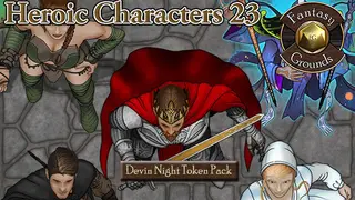 Fantasy Grounds - Devin Night Token Pack 112: Heroic Characters 23 (Token Pack)