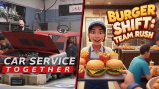 Car Service Together x Burger Shift: Team Rush