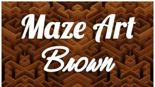 Maze Art: Brown