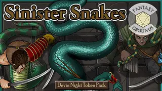 Fantasy Grounds - Devin Night Token Pack 159: Sinister Snakes