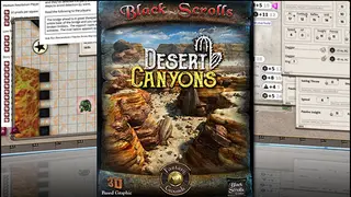 Fantasy Grounds - Black Scroll Games - Desert Canyons (Map Pack)