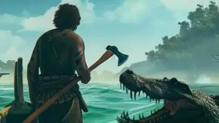 Survival Float Simulator - Crocodile Waters Craft, Raft, Build - Switch
