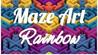 Maze Art: Rainbow