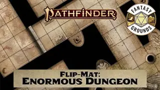 Fantasy Grounds - Pathfinder RPG - Pathfinder Flip-Mat - Enormous Dungeon