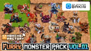 RPG Developer Bakin Mokemo Factory Furry Monster Pack Vol.01