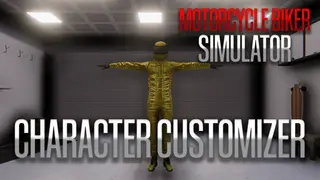 Motorcycle Biker Simulator - Character Customizer
