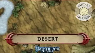 Fantasy Grounds - Pathfinder RPG - Pathfinder Flip-Mat - Classic Desert