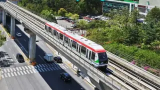 Korean Rail Driving Tour - LRT Uijeongbu - Switch