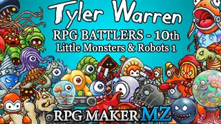 RPG Maker MZ - Tyler Warren RPG Battlers - 10th - Little Monsters and Robots 1