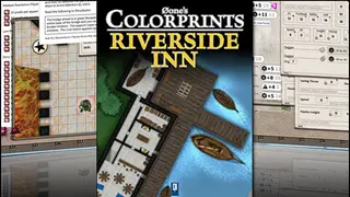 Fantasy Grounds - 0one's Colorprints #2: Riverside Inn (Map Pack)