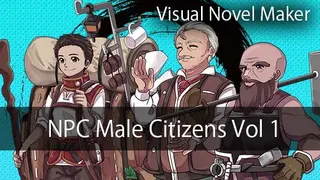 Visual Novel Maker - NPC Male Citizens Vol.1