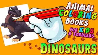 Animal Coloring Books for Kids & Toddlers - Dinosaurs