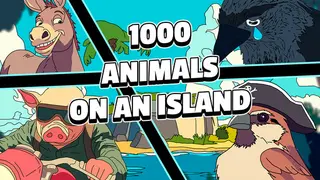 1000 ANIMALS ON AN ISLAND