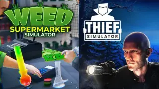 Weed Supermarket Simulator x Thief Simulator
