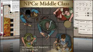 Fantasy Grounds - NPCs: Middle Class (Token Pack)