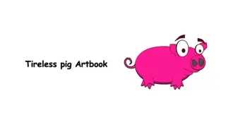 Tireless pig Artbook
