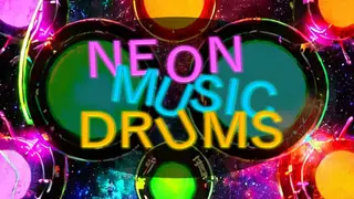 Neon Music Drums