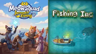 🐱Meow Squad: Incremental Fishing X Fishing Inc🎣