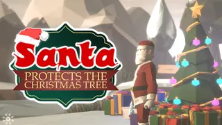 Santa Protects the Christmas Tree