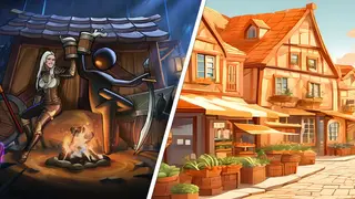 Old Market Simulator & Stickman Strikes: Conquer Fantasy World