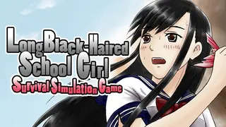 Long Black-Haired Schoolgirl Survival Simulation Game