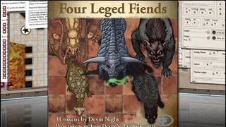 Fantasy Grounds - Four-Legged Fiends (Token Pack)