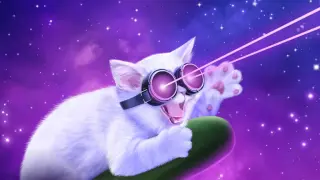 AAA Dynamic Scenes - Cucumber Laser Cats Dynamic Scene - PS4 & PS5
