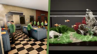 Aquarium in Cafe - Xbox One & Series
