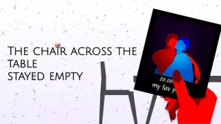 the chair across the table stayed empty