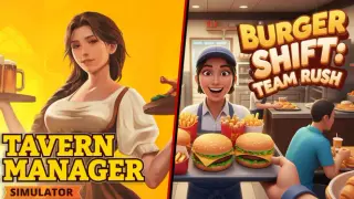 Tavern Manager Simulator x Burger Shift: Team Rush