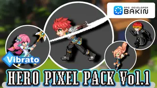 RPG Developer Bakin Vibrato HERO PIXEL PACK Vol.1