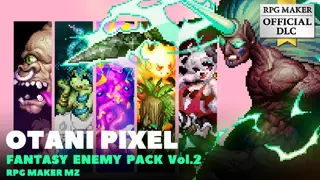 RPG Maker MZ - Otani Pixel Fantasy Enemy Pack Vol.2