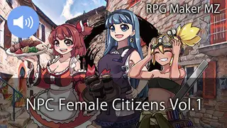 RPG Maker MZ - NPC Female Citizens Vol.1