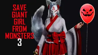 Save Giant Girl from monsters 3