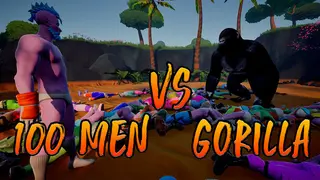 GORILLA VS 100 MAN
