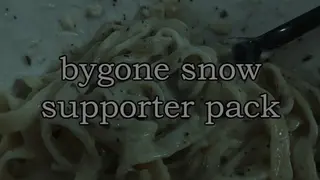 bygone snow supporter pack