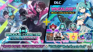 "GROOVE COASTER FUTURE PERFORMERS" + "Virtual Singer Music+Character Pack" Set - Switch
