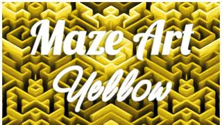 Maze Art: Yellow