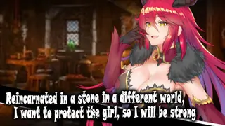 Reincarnated in a stone in a different world, I want to protect the girl, so I will be strong