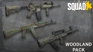 Squad Weapon Skins - Woodland Camo Pack