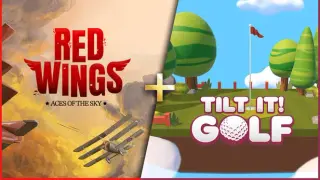 Tilt It! Golf + Red Wings: Aces of the Sky