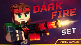 Pixel Gun 3D - Dark Fire Set