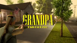 Grandpa High On Retro