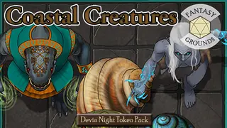 Fantasy Grounds - Devin Night Token Pack 161: Coastal Creatures
