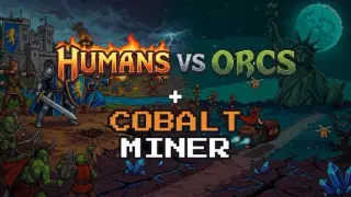 Cobalt Miner and Humans