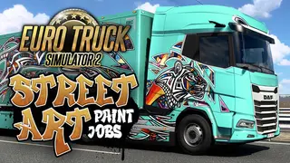 Euro Truck Simulator 2 - Street Art Paint Jobs Pack