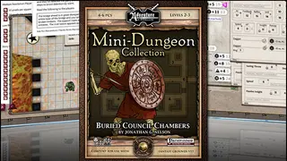 Fantasy Grounds - Mini-Dungeon #001: Buried Council Chambers (PFRPG)