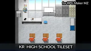 RPG Maker MZ - KR High School Tileset